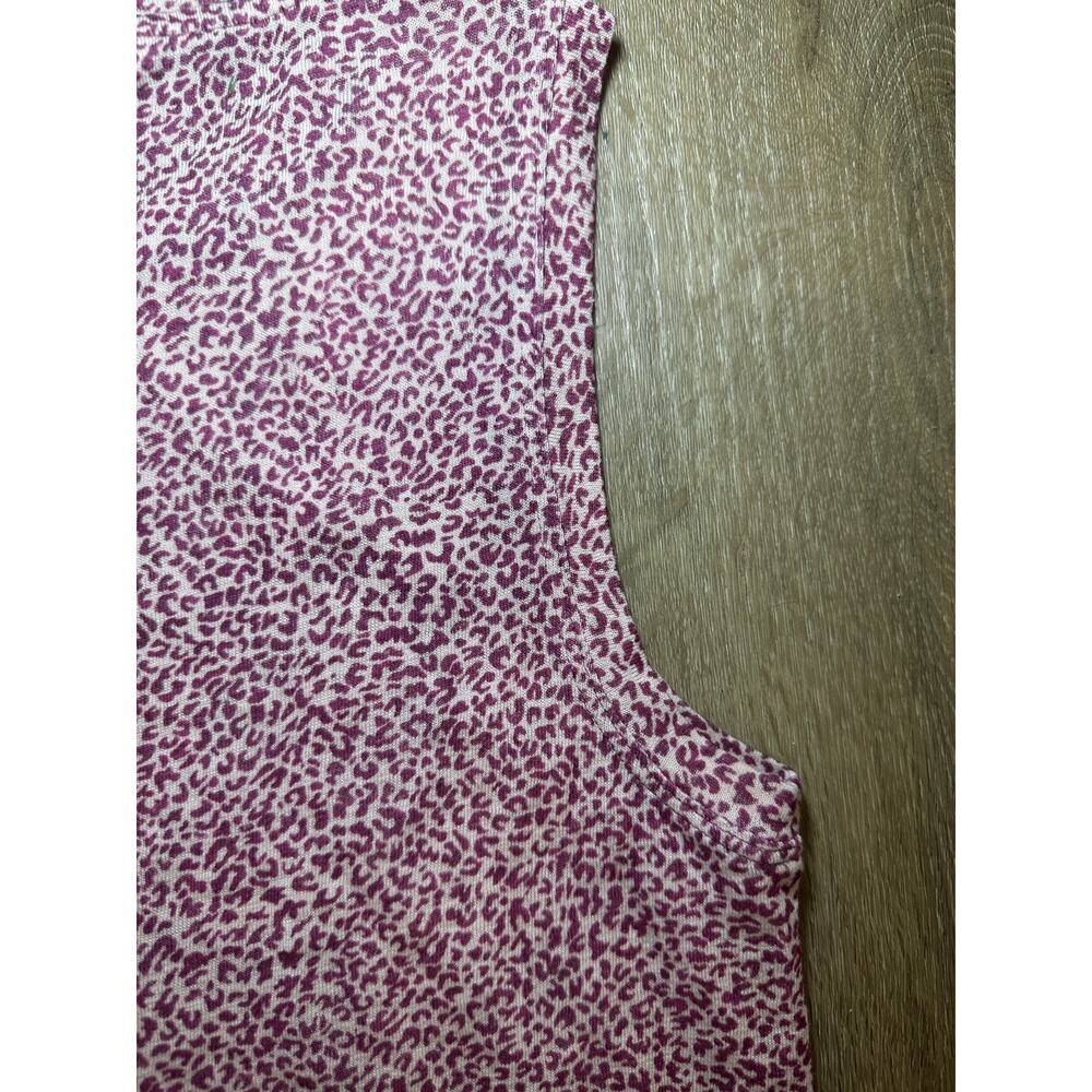 NEW Athleta Pink Cheetah Print Workout Tank XS Scoop Neck Athletic Top NWOT - Picture 7 of 7